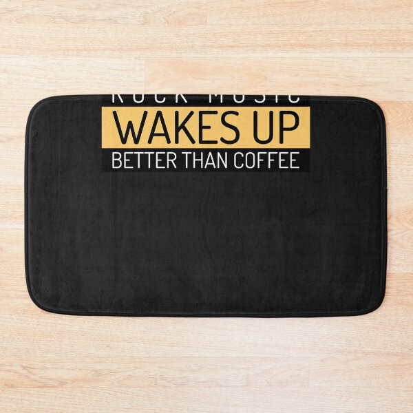 Item preview, Rock music wakes up better than coffee classic t shirt designed and sold by marleny3124.