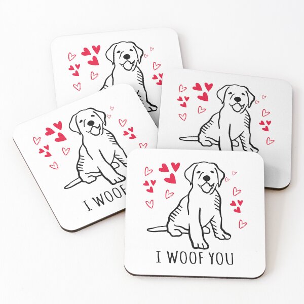 Item preview, I WOOF YOU designed and sold by Wooden-rack.