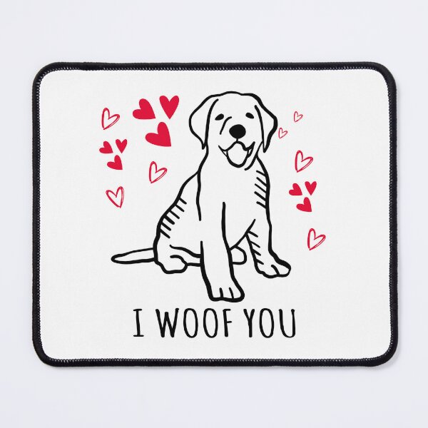 Item preview, I WOOF YOU designed and sold by Wooden-rack.