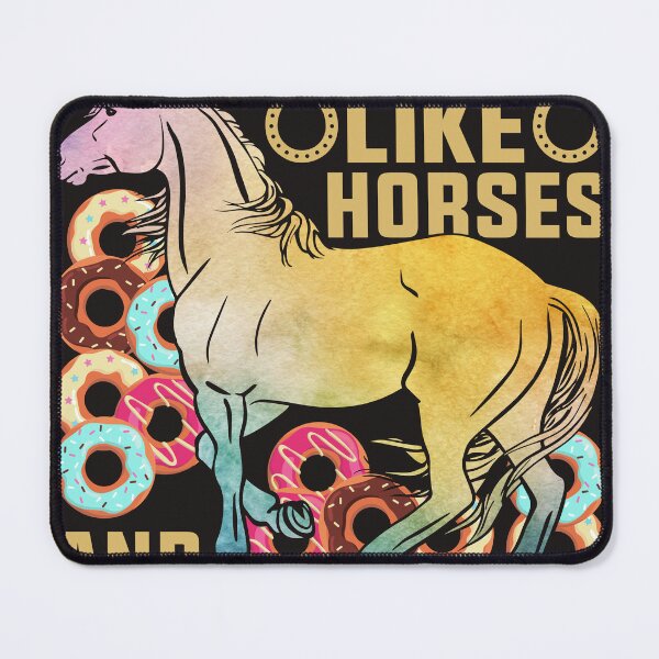 Item preview, I Just Really Like Horses And Donuts Ok? designed and sold by RED FIR.