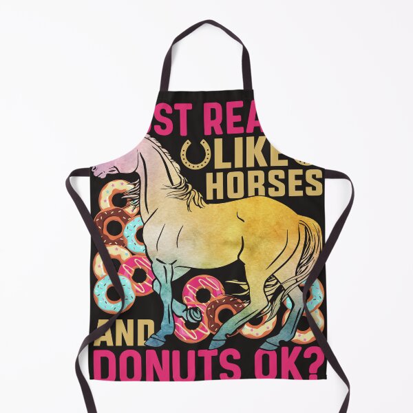 Item preview, I Just Really Like Horses And Donuts Ok? designed and sold by RED FIR.