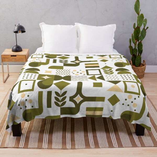 Item preview, Green yellow geometric seamless pattern designed and sold by Mirosi-S.