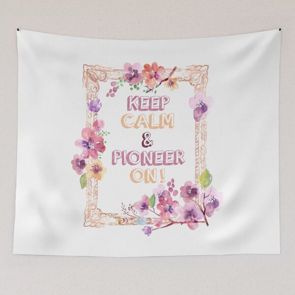 Item preview, KEEP CALM AND PIONEER ON! Spiral Notebook designed and sold by crafts-gift.