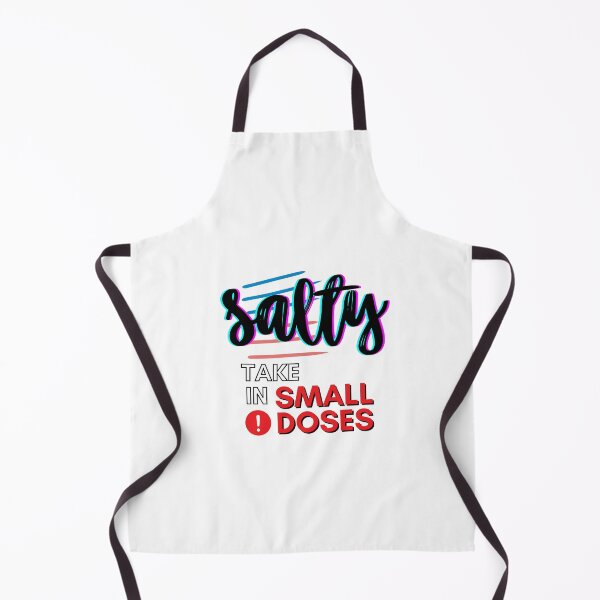 Item preview, Salty - take in small doses | Funny Pun Introvert Sassy Punchy Design | Neon Black designed and sold by dbyjane.