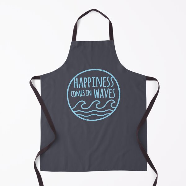 Item preview, Happiness Comes In Waves Saying designed and sold by rustydoodle.