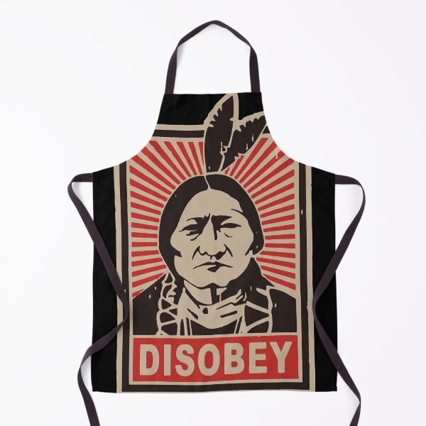 Item preview, disobey native American face portrait anti colonisation mexico USA protest native land Classic T-Sh designed and sold by DonParker1.
