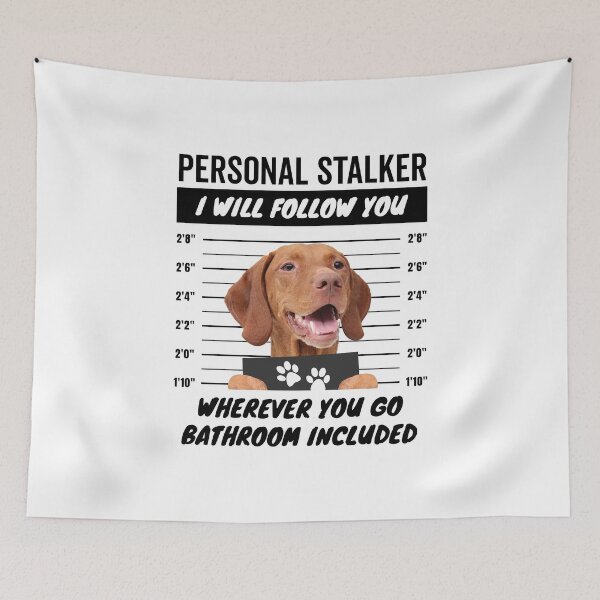 Item preview, Personal Stalker Dog – Hungarian Vizsla designed and sold by More Cute Dogs.