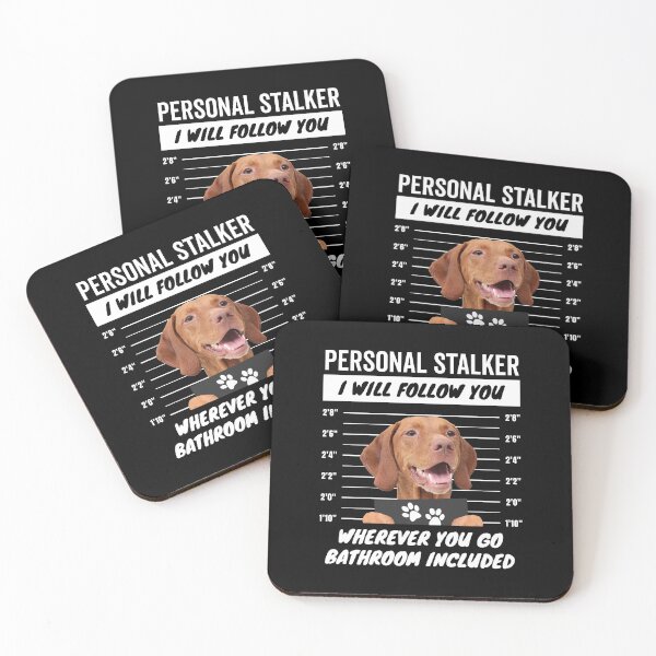 Item preview, Personal Stalker Dog – Hungarian Vizsla designed and sold by More Cute Dogs.