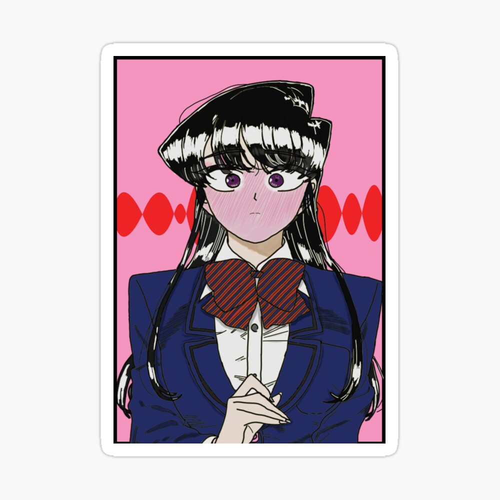 Blushing Komi-san Poster for Sale by PegShop