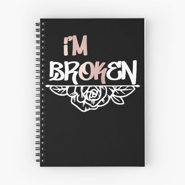 Item preview, I'm Broken I'm Ok Womens Casual Funny Fashion Graphic Tee designed and sold by osborange.
