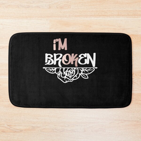 Item preview, I'm Broken I'm Ok Womens Casual Funny Fashion Graphic Tee designed and sold by osborange.
