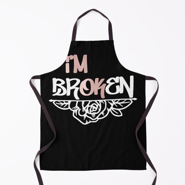 Item preview, I'm Broken I'm Ok Womens Casual Funny Fashion Graphic Tee designed and sold by osborange.