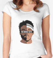 The Worst Guys Women's Fitted Scoop T-Shirt