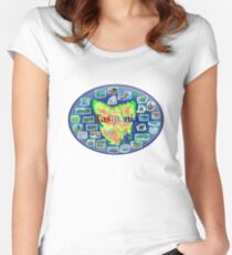 Tasmania Women's Fitted Scoop T-Shirt