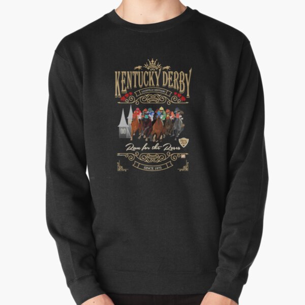 Kentucky Derby Run for the Roses Horse Racing Pullover Sweatshirt
