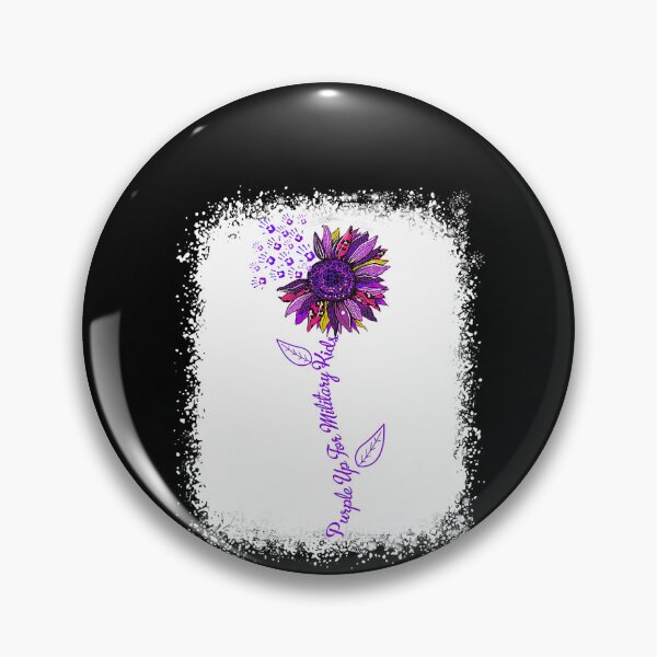 Item preview, Purple Up Military Child Sunflower Leopard Bleached designed and sold by osborange.