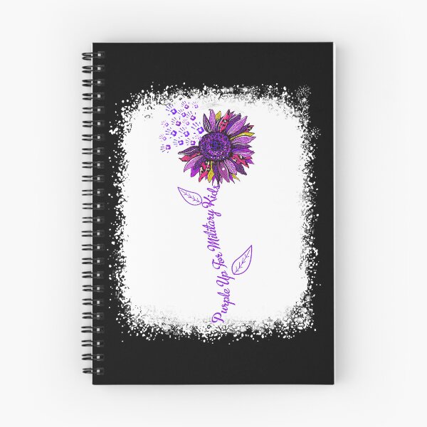 Item preview, Purple Up Military Child Sunflower Leopard Bleached designed and sold by osborange.