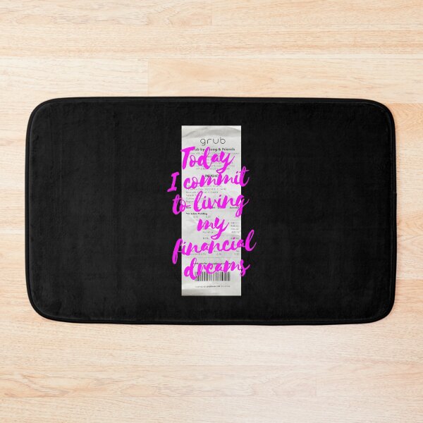 Item preview, Living My Financial Dreams Abundance Neon Pink designed and sold by livetogether.