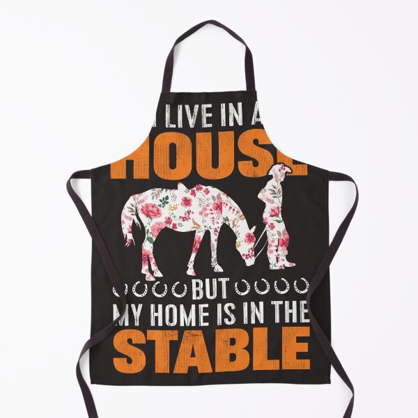 Item preview, I Live In A House My Home Is In The Stable designed and sold by RED FIR.