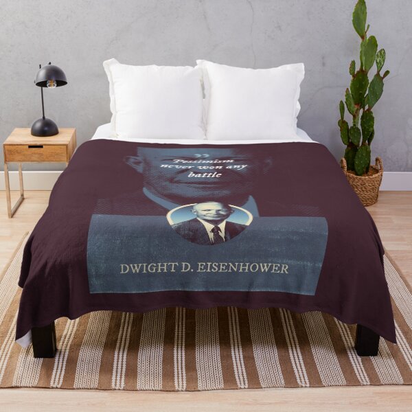 Item preview, Dwight D. Eisenhower - Pessimism never won any battle designed and sold by Syahrasi.