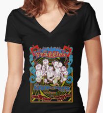 Fraggles - return to the rock tour Tee Women's Fitted V-Neck T-Shirt