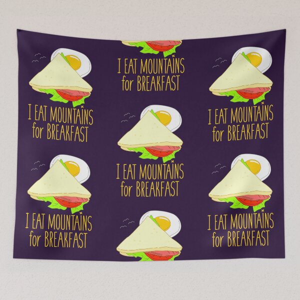 Item preview, I Eat Mountains For Breakfast designed and sold by VomHaus.