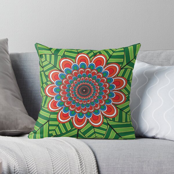 Pattern H Throw Pillow