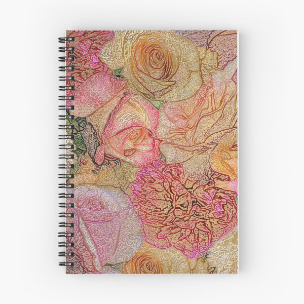 Item preview, A Field Of Roses - Colored Pencil & Golden Highlights designed and sold by LilithDeAnu.