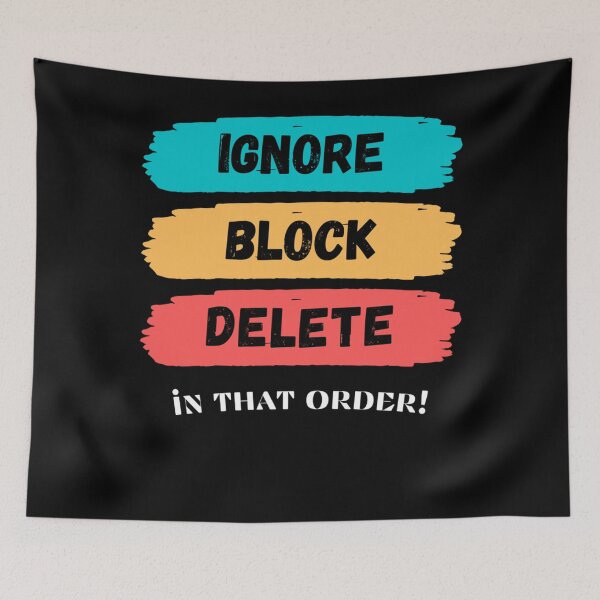 Item preview, Ignore Block Delete - In That Order Classic . designed and sold by arnowhnvener.