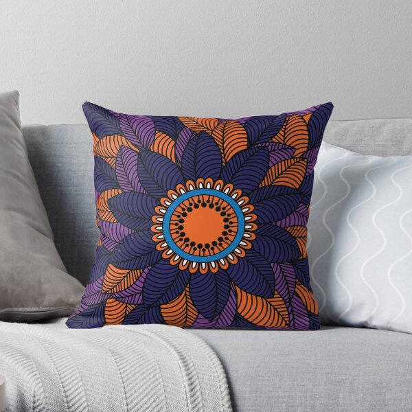 Pattern J Throw Pillow