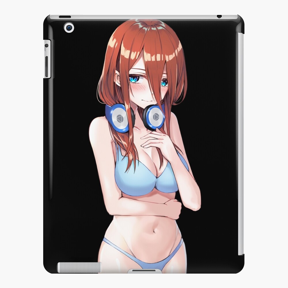 Hot Miku Nakano Bikini Lewd The Quintessential Quintuplets Tqq Hentai Ipad Case Skin For