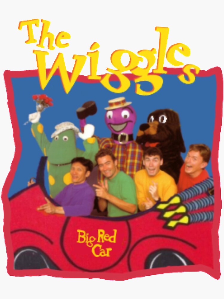 wiggles big red car sticker