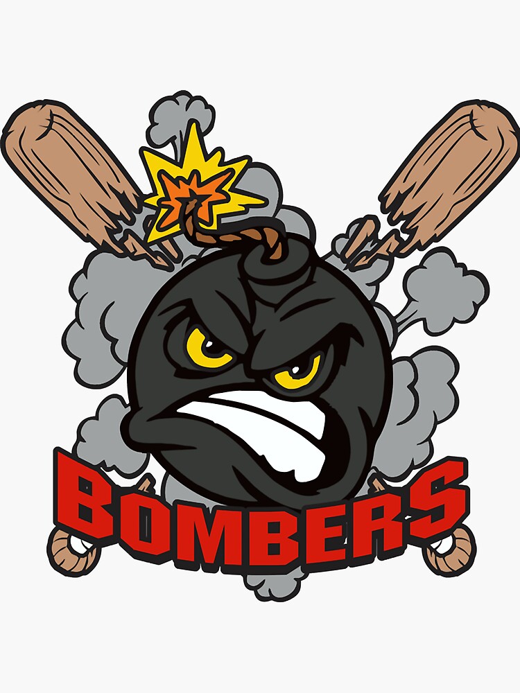 "Bombers Baseball Logo" Sticker for Sale by NoelTucker Redbubble