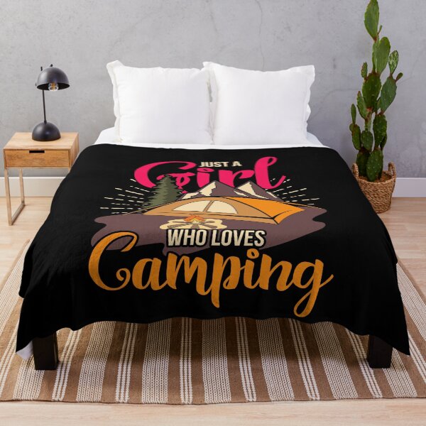 Item preview, Girls Outdoor Camper Camp Nature Campsite Women Camping designed and sold by bestshirtdesign.