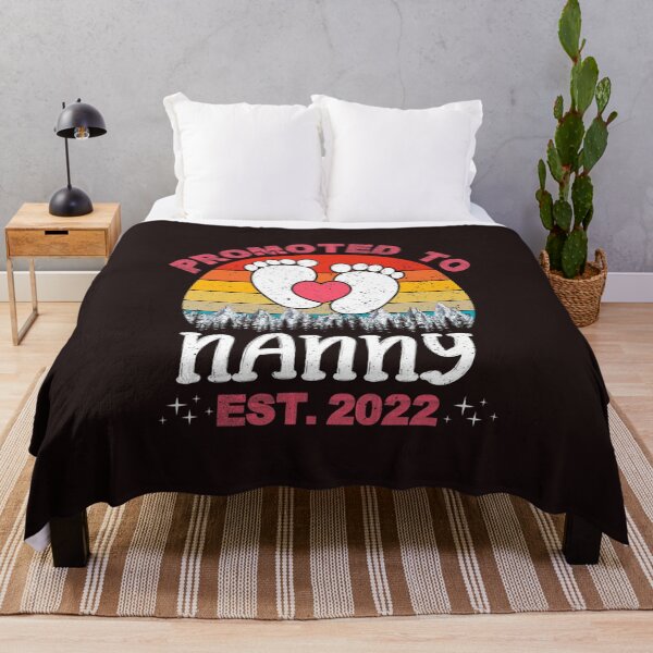 Item preview, Vintage Promoted To Nanny Est 2022 New Grandma Mothers Day  designed and sold by dominiquepote.