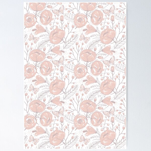 Item preview, Floral Patterns Watercolor Roses designed and sold by ZestyFruit.