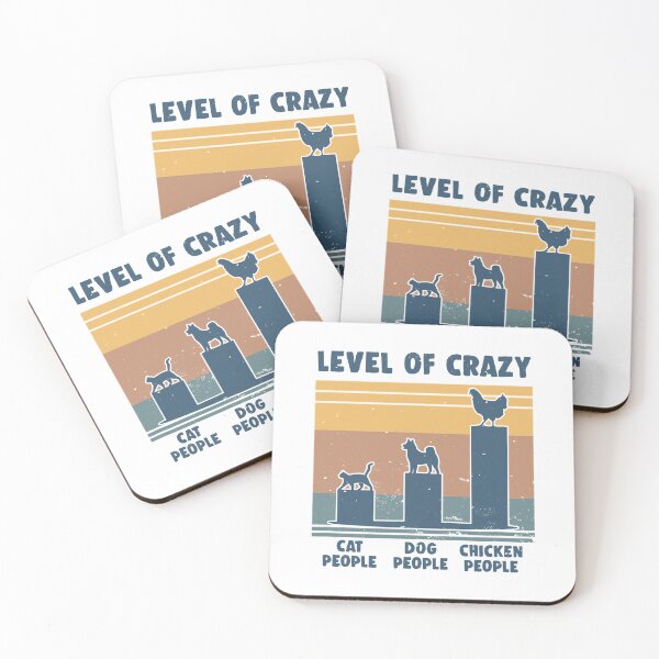 Item preview, Level Of Crazy Chicken People Chicken Lover Gift designed and sold by davetmccall.