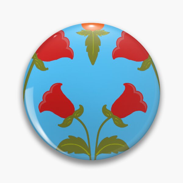 Aperçu de l'œuvre Motif floral élégant (bleu ciel) créée et vendue par ArchiJoshi2001.