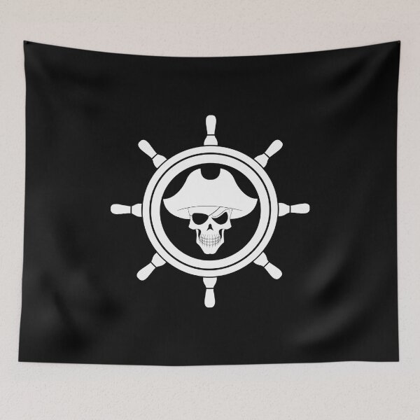 Item preview, Skull and Ships Wheel designed and sold by lerdoberdo.