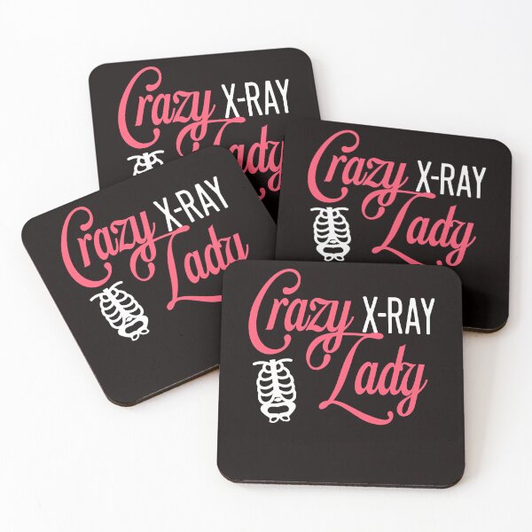 Item preview, Crazy Lady Rad Tech Radiologist Radiographer Medicine designed and sold by TomGiantDesigns.