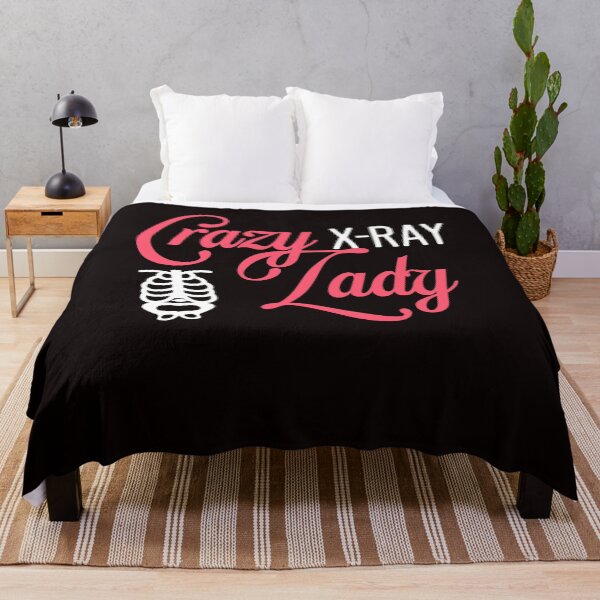 Item preview, Crazy Lady Rad Tech Radiologist Radiographer Medicine designed and sold by TomGiantDesigns.