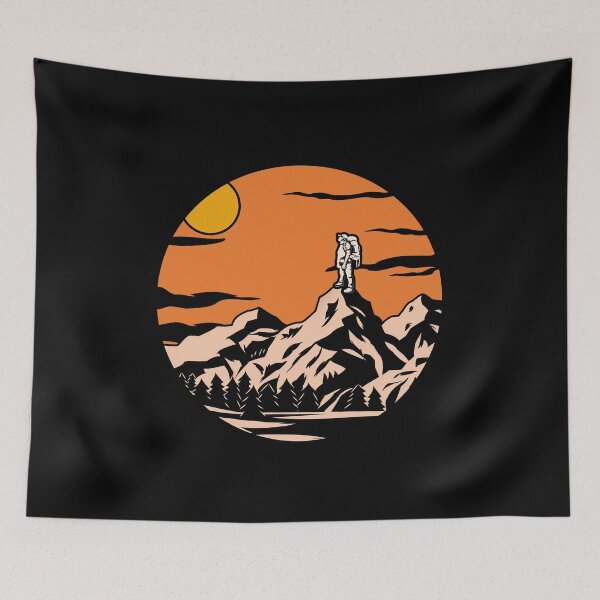 Item preview, Nature Sunset Hike Lover Outdoor Hiker Mountain Hiking designed and sold by bestshirtdesign.