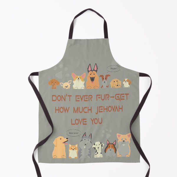 Item preview, Don't Ever Fur-get How Much Jehovah Loves You! Spiral Notebook designed and sold by crafts-gift.