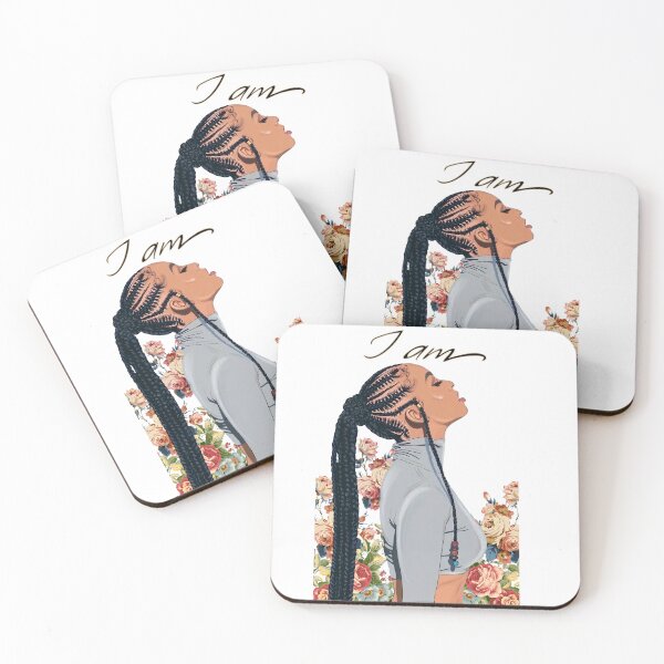 Item preview, I Am Black Woman Flower designed and sold by DeGeo.