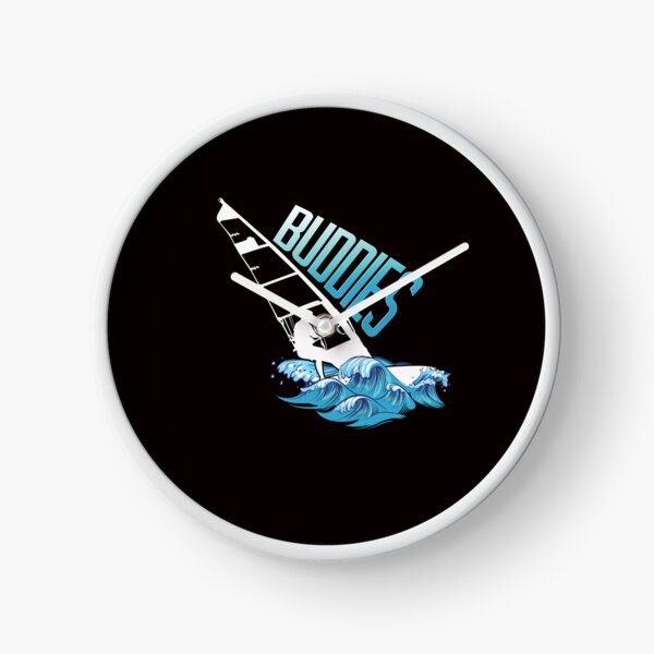 Item preview, Windsurfing Buddies Windsurfer Surfboard Ocean Wave Surfing designed and sold by TomGiantDesigns.