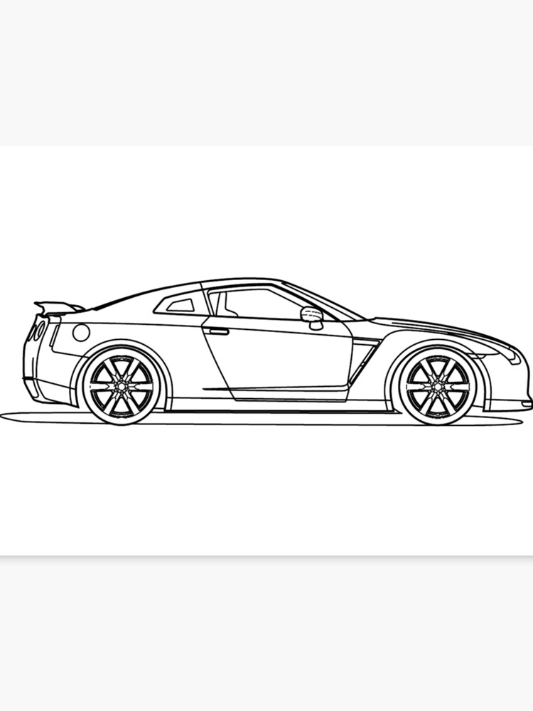 Download 20 New For Side View Nissan Gtr Drawing Armelle Jewellery