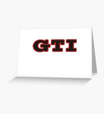 VW GTi Logo Greeting Card