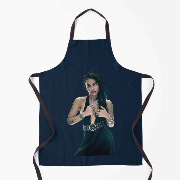 Item preview, ZOE KRAVITZ, Woman wearing black sleeveless dress,   designed and sold by Akawe-Design.