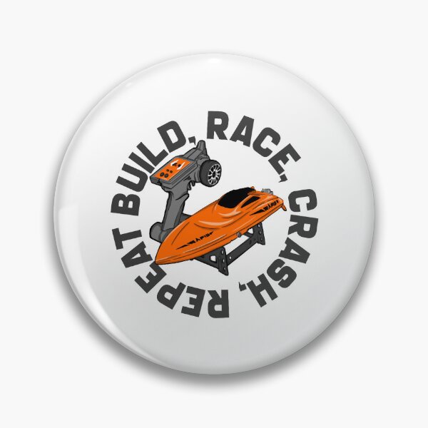 Item preview, Race, Build, Crash, Repeat I RC Boats Model Boats designed and sold by JamesGaccner.