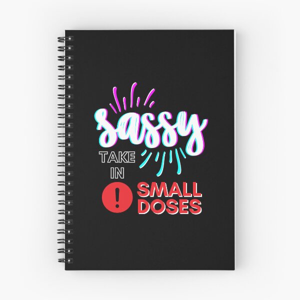 Item preview, Sassy - take in small doses | Funny Pun Introvert Sassy Punchy Design | Neon White designed and sold by dbyjane.